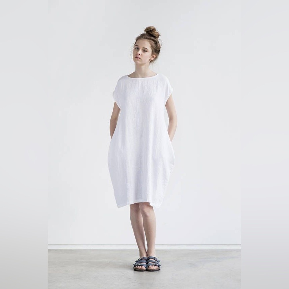 Suunday Cocoon Dress in Gray Dawn XL